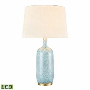 Port Isabel - 9W 1 LED Table Lamp In Mid-Century Modern Style-28 Inches Tall and 16 Inches Wide - 1303911