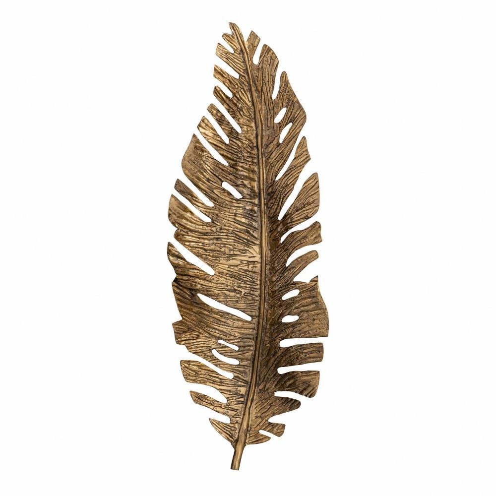 Sago Leaf - Dimensional Wall Decor In Traditional Style-23.25 Inches Tall  and 9 Inches Wide