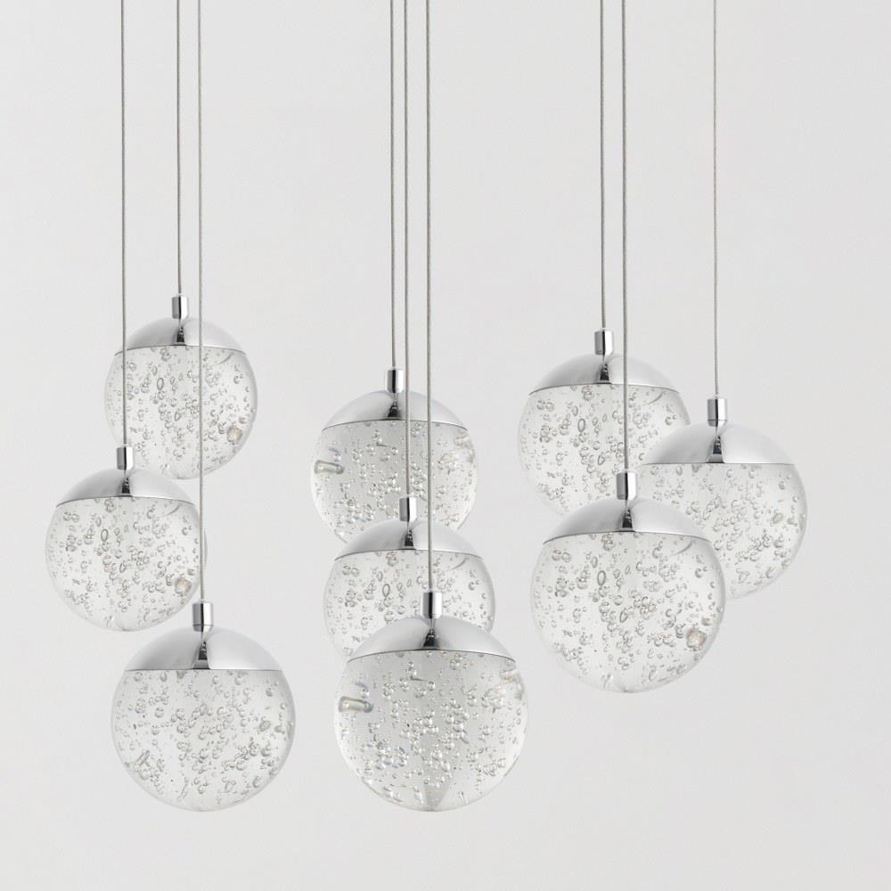 ET2 Lighting E24269-91PC Orb II-45W LED Pendant in Traditional  style-21.75 Inches wide by inches high