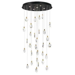Pebble - 65W 35 LED Chandelier-4.75 Inch Tall and 36 Inch Wide - 1370557