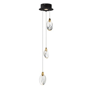 Pebble - 39W 4 LED Pendant-4.75 Inches Tall and 8 Inches Wide - 1342724
