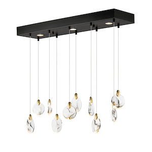 Pebble - 533W 13 LED Linear Pendant-4.75 Inches Tall and 9.5 Inches Wide - 1342725