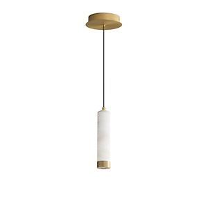 Aragon - 12W 1 LED Mini Pendant-10 Inch Tall and 2 Inch Wide - 1370560