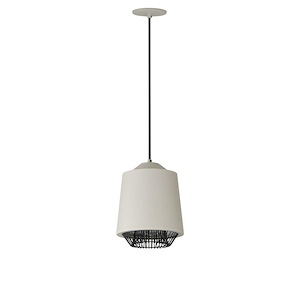 Phoenix - 9W 1 LED Pendant-11.25 Inches Tall and 9 Inches Wide - 1284281