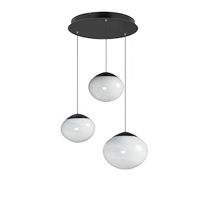 Nimbus - 7W 3 LED Pendant-8 Inch Tall and 20.5 Inch Wide - 1370564