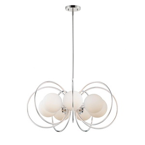 Revolution-7 Light Chandelier-29 Inches wide by 13.5 inches high