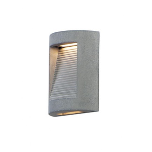 Boardwalk-8W 2 LED Small Outdoor Wall Mount-7.75 Inches wide by 10.25 inches high