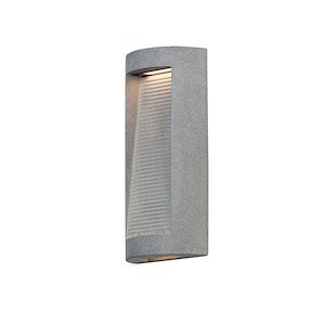Boardwalk-8W 2 LED Medium Outdoor Wall Mount-7.75 Inches wide by 16.25 inches high