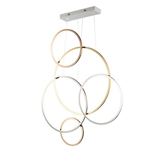 Union-5 LED Pendant-4.75 Inches wide by 46.75 inches high
