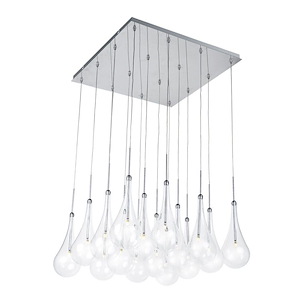 Larmes-24W 16 LED Pendant in Modern style-23 Inches wide by 16.5 inches high - 397429
