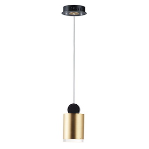 Nob-7.2W 1 LED Pendant-4 Inches wide by 7.5 inches high - 821225