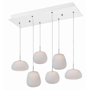 Puffs-28.8W 1 LED Pendant-11.8 Inches wide by 7.5 inches high - 513940