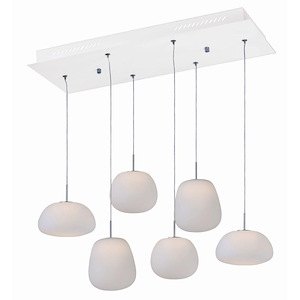 Puffs-28.8W 1 LED Pendant-11.8 Inches wide by 7.5 inches high - 513940