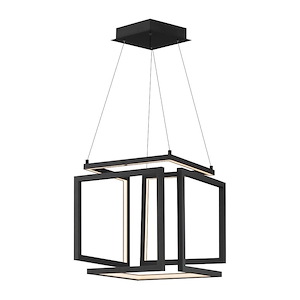 Penrose - 54W 1 LED Pendant-16 Inches Tall and 16 Inches Wide