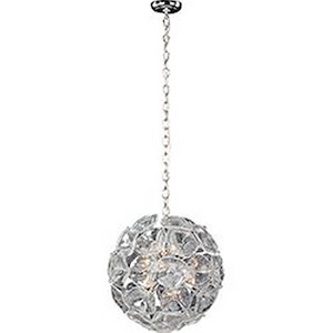 Fiori-12 Light Pendant in Leaf style-20 Inches wide by 20 inches high - 130848