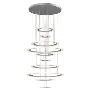 Saturn II-1590W 10 LED Pendant-30 Inches wide by 50.25 inches high