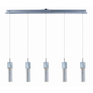 Fizz III-37.5W 5 LED Pendant in Mediterranean style-4.75 Inches wide by 12 inches high - 1026997