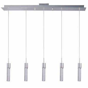 Fizz IV-37.5W 5 LED Pendant in Mediterranean style-39 Inches wide by 12 inches high - 397364