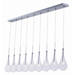Larmes-13.5W 9 LED Pendant in Modern style-4.5 Inches wide by 16.5 inches high