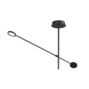 Paddle-7W 1 LED Semi-Flush Mount-8 Inches wide by 25.75 inches high - 821238