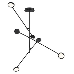 Paddle-21W 3 LED Semi-Flush Mount-58.25 Inches wide by 33.75 inches high - 821239