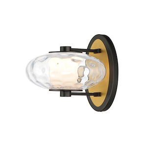 Amulet - 8W 1 LED Wall Sconce-5 Inches Tall and 8.5 Inches Wide - 1327174