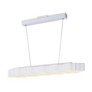 Billow-90.08W 16 LED Linear Pendant-7.25 Inches wide by 3.5 inches high