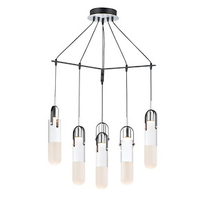Capsule-24W 6 LED Pendant-26 Inches wide by 44 inches high - 1218112