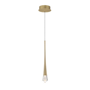 Pierce - 3W 1 LED Pendant-19 Inches Tall and 2.25 Inches Wide - 1266064