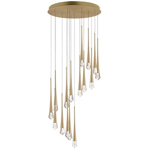 Pierce - 48W 16 LED Chandelier-19 Inches Tall and 24.75 Inches Wide - 1327184