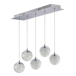 Orb II-25W 5 LED Pendant in Traditional style-7 Inches wide by 6 inches high - 700003