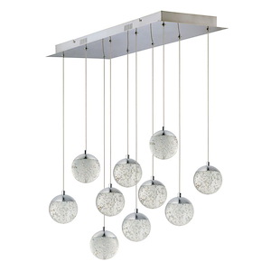 Orb II-50W 10 LED Pendant in Traditional style-11 Inches wide by 6 inches high - 700002