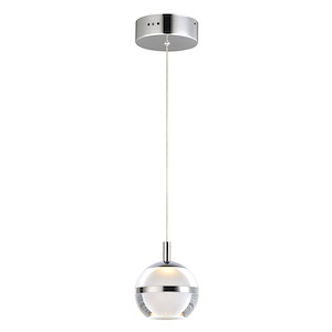 Swank-6W 1 LED Pendant-4.5 Inches wide by 5.5 inches high - 1026981