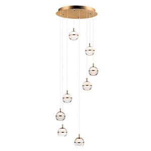 Swank-48W 8 LED Pendant-19 Inches wide by 5.5 inches high - 1026985