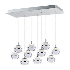 Swank-60W 10 LED Pendant in Barn style-12.5 Inches wide by 5.5 inches high - 1025127