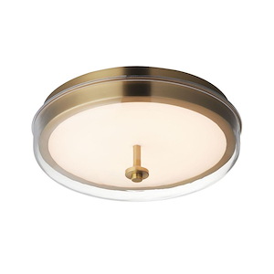 Voto - 16W 1 LED Flush Mount-4.25 Inch Tall and 12 Inch Wide - 1370581