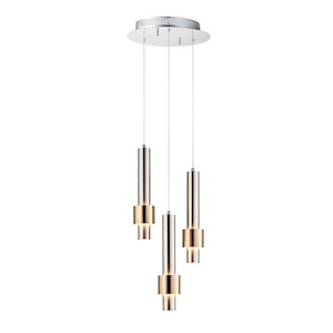 Reveal-18W 3 LED Pendant-11 Inches wide by 12.25 inches high - 1218023