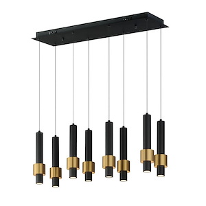 Reveal - 48W 8 LED Linear Pendant-12.25 Inches Tall and 9.75 Inches Wide - 1327193