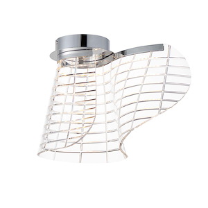 Tartan - 12W 1 LED Flush Mount-12 Inches Tall and 10 Inches Wide - 1342765
