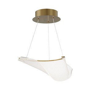 Rinkle - 7.8W 1 LED Pendant-11 Inches Tall and 9.75 Inches Wide - 1311194