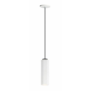 Allen-7W 1 LED Pendant-3.25 Inches wide by 12.5 inches high