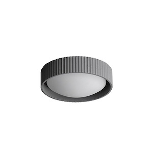 Souffle - 15W 1 LED Flush Mount-3.25 Inches Tall and 10.5 Inches Wide - 1284212
