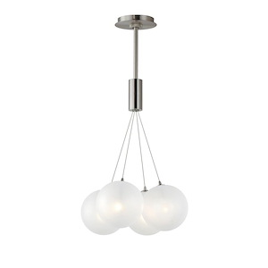 Burst - 7.2W 4 LED Pendant-39.5 Inches Tall and 17 Inches Wide - 1284176