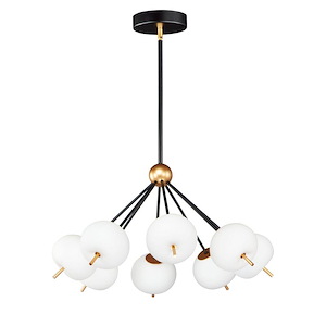 Quest-48W 8 LED Pendant-29 Inches wide by 16 inches high - 883142