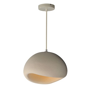 Moeraki - 6W 1 LED Pendant-9 Inches Tall and 12.5 Inches Wide - 1342789
