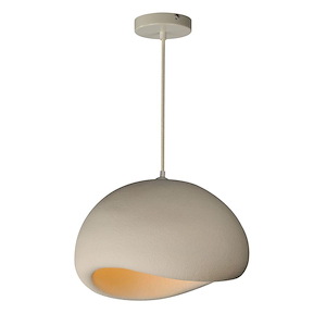 Moeraki - 6W 1 LED Pendant-11.5 Inches Tall and 15.75 Inches Wide - 1342790