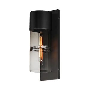 Smokestack - 6W 1 LED Outdoor Wall Mount-16.75 Inches Tall and 6 Inches Wide