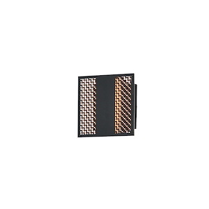 Interlace - 7W 1 LED Outdoor Wall Mount-6.5 Inches Tall and 6.5 Inches Wide - 1342800