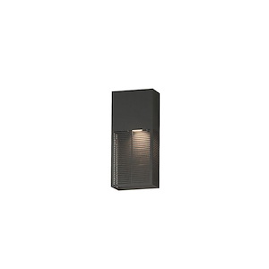 Grate - 10W 1 LED Outdoor Wall Mount-14 Inch Tall and 6.25 Inch Wide - 1370607