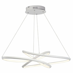 Twisted-66W 1 LED Pendant-26.25 Inches wide by 10.25 inches high - 699974